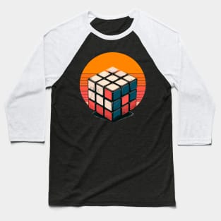 Retro speed cube puzzle Baseball T-Shirt